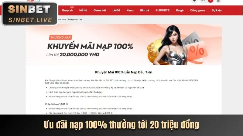 Nhận tiền thưởng 188k